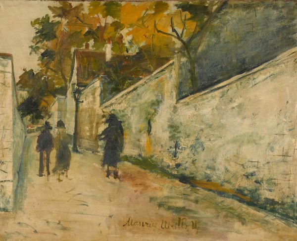 Maurice UTRILLO (1883-1955) "Montmartre, la rue Saint Vincent"