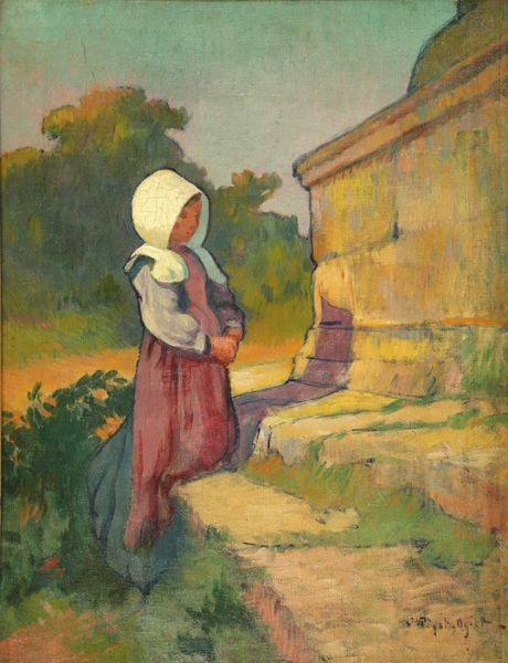 Jean Bertrand PEGOT-OGIER (1877-1915) "Bretonne au calvaire"