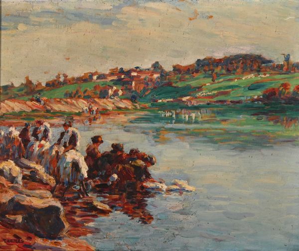Paul THOMAS (1859-1910) « Lavandières »