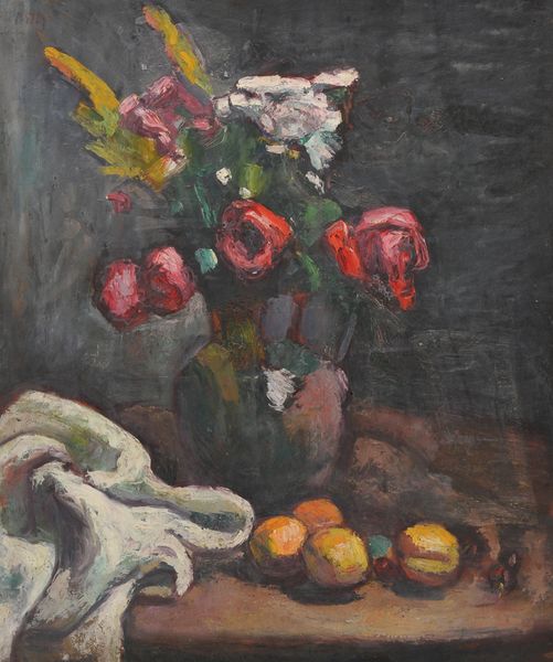 Manuel ORTIZ de ZARATE (1886-1946) "Vase de fleurs hsc shg 65x54