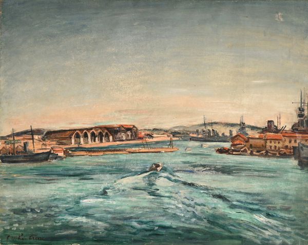Emile Othon FRIESZ (1879-1949) « Le port de Toulon »