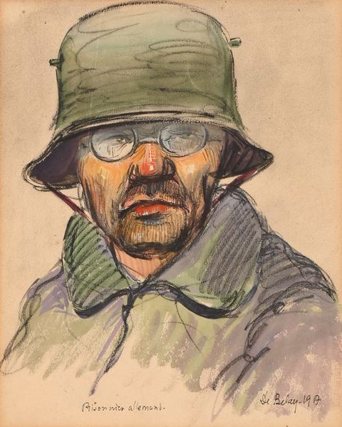 Pierre DE BELAY (1890-1947) "Prisonnier Allemand 1917"