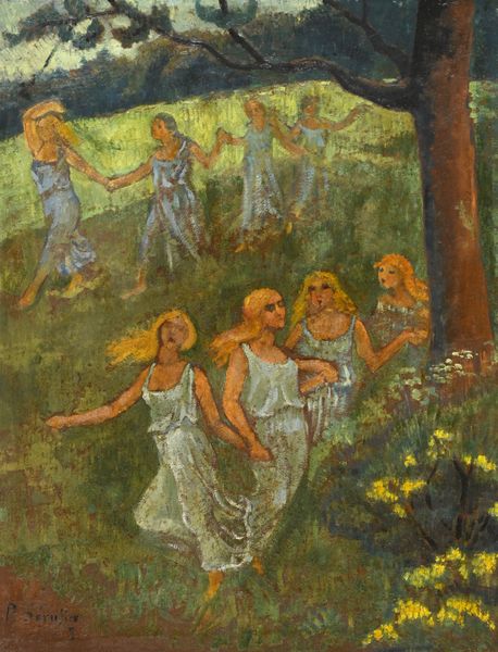 Paul SERUSIER (1864-1927) "La danse des Elfes" hsc sbg datée 65x50